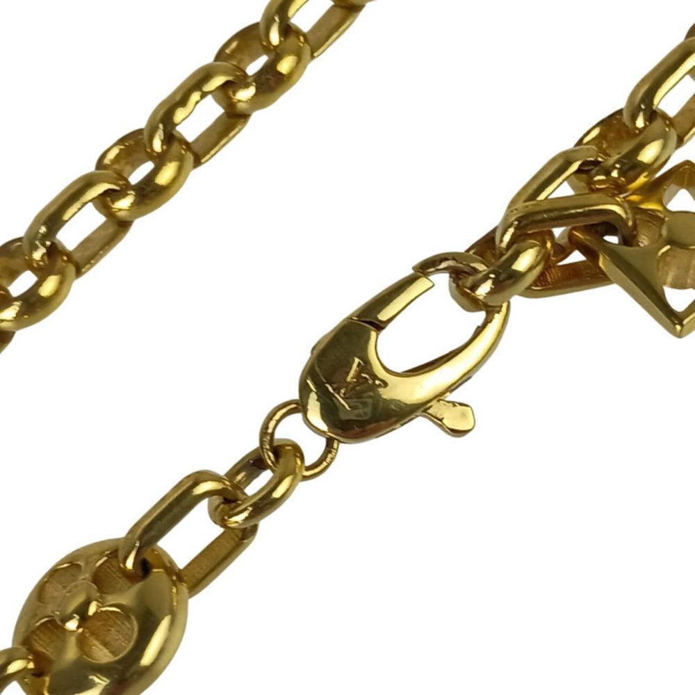 LOUIS VUITTON Gold Necklace - Picture 4 of 6